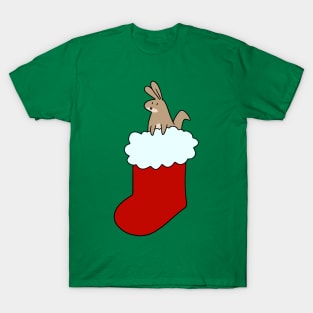 Red Stocking Kangaroo T-Shirt